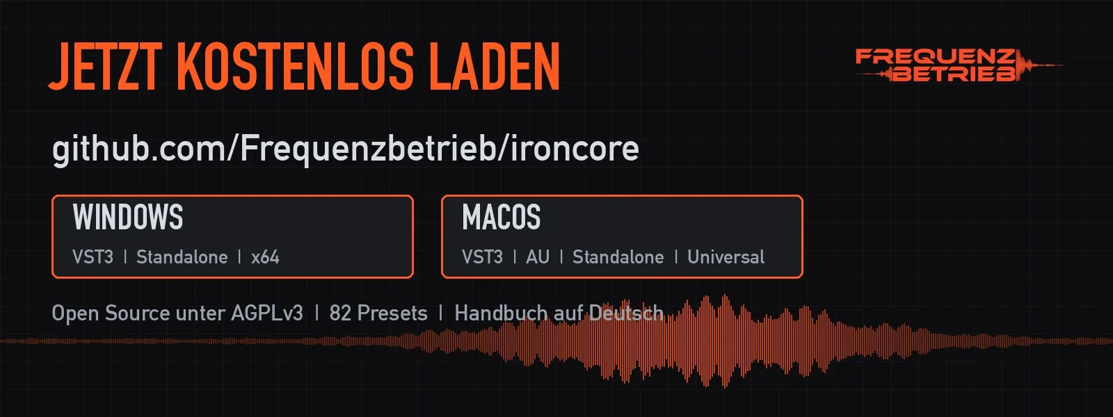 IRONCORE kostenlos für Windows und macOS herunterladen